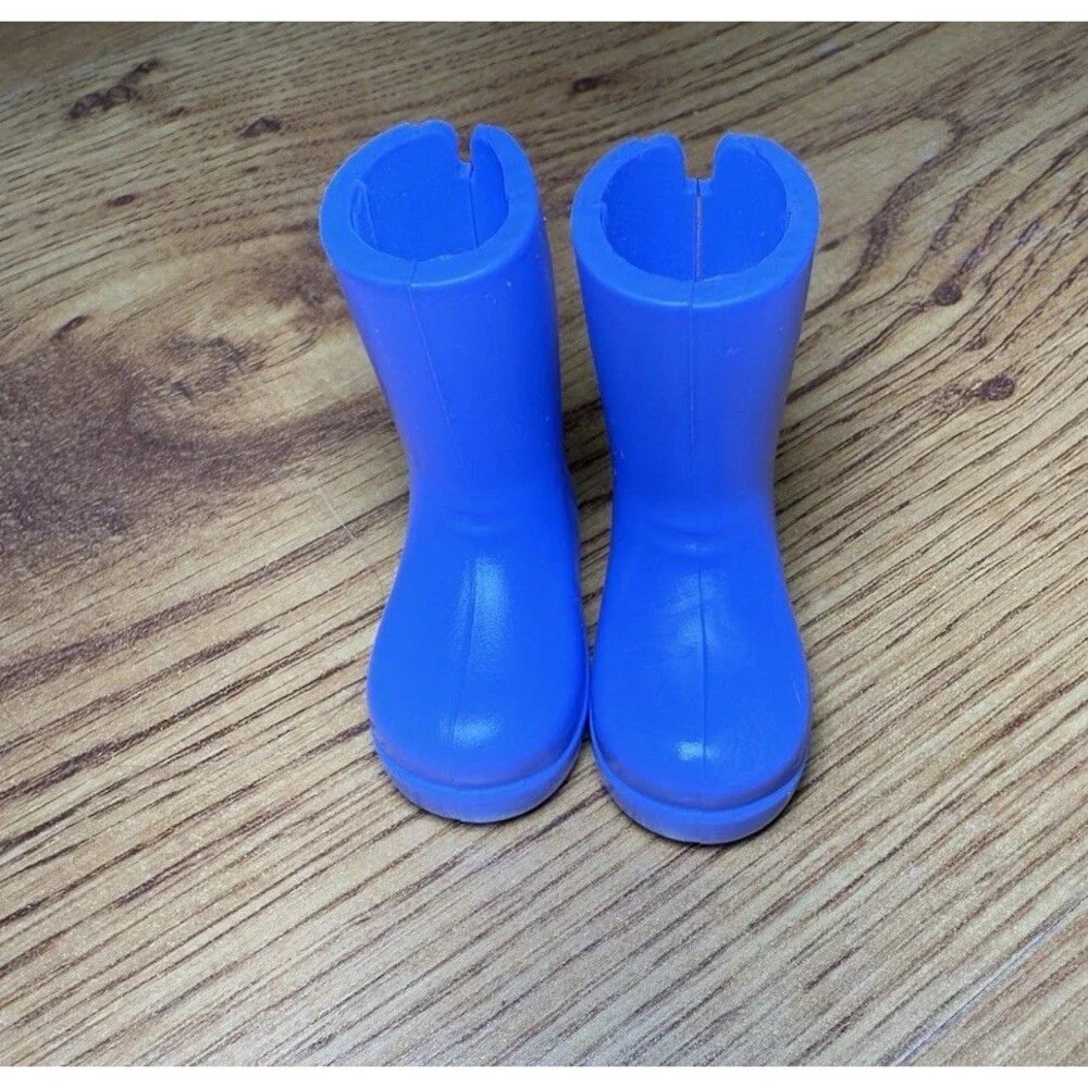 Barbie Mattel WEE 3 Three FRIENDS Doll RAIN BOOTS Shoes PURPLE BACK SLIT EASY ON